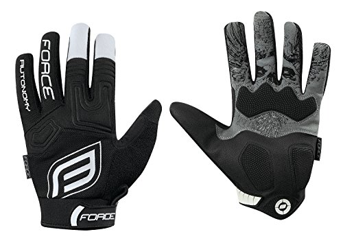 Force Fahrradhandschuh Autonomy, Langfingerhandschuh, Gel Grip Handschuh (schwarz, M) von Force