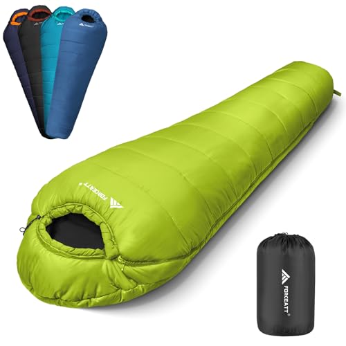 Forceatt Schlafsack, 3 bis 4 Jahreszeiten Deckenschlafsack Schlafsack für Camping, Reisen und Outdoor-Aktivitäten, Erwachsene und Jugendliche in 0 ℃ bis 20 ℃, Wasserdichter-Leicht-Warm-Atmungsaktiv. Forceatt Schlafsack, 3 bis 4 Jahreszeiten Deckenschlafsack Schlafsack für Camping, Reisen und Outdoor-Aktivitäten, Erwachsene und Jugendliche in 0 ℃ bis 20 ℃, Wasserdichter-Leicht-Warm-Atmungsaktiv. von Forceatt