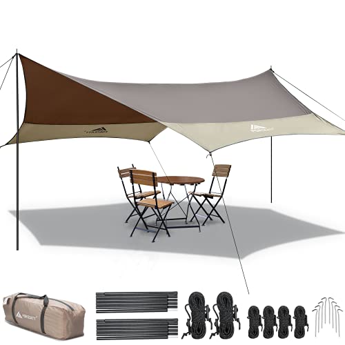 Forceatt Zeltplane, 3,7 * 4,3 m Tarp Ultraleicht mit 6 Umreifungspunkten, Tarp Wasserdicht Kann mit Zelt und Hängematte in Camping, Wandern und Andere Aktivitäten im Freien. Forceatt Zeltplane, 3,7 * 4,3 m Tarp Ultraleicht mit 6 Umreifungspunkten, Tarp Wasserdicht Kann mit Zelt und Hängematte in Camping, Wandern und Andere Aktivitäten im Freien. von Forceatt