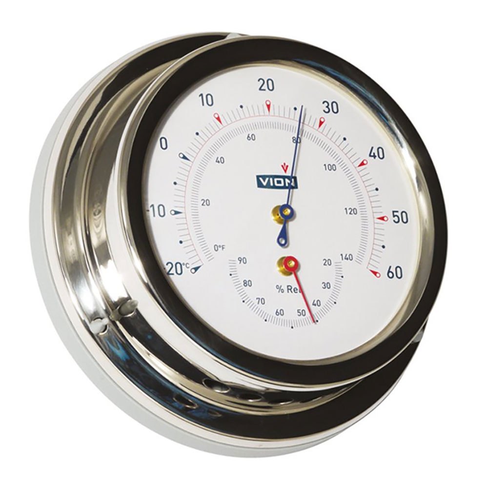 Foresti & Suardi Stainless Steel Thermo-hygrometer 90 Mm Silber 127 x 45 mm Foresti & Suardi Stainless Steel Thermo-hygrometer 90 Mm Silber 127 x 45 mm von Foresti & Suardi
