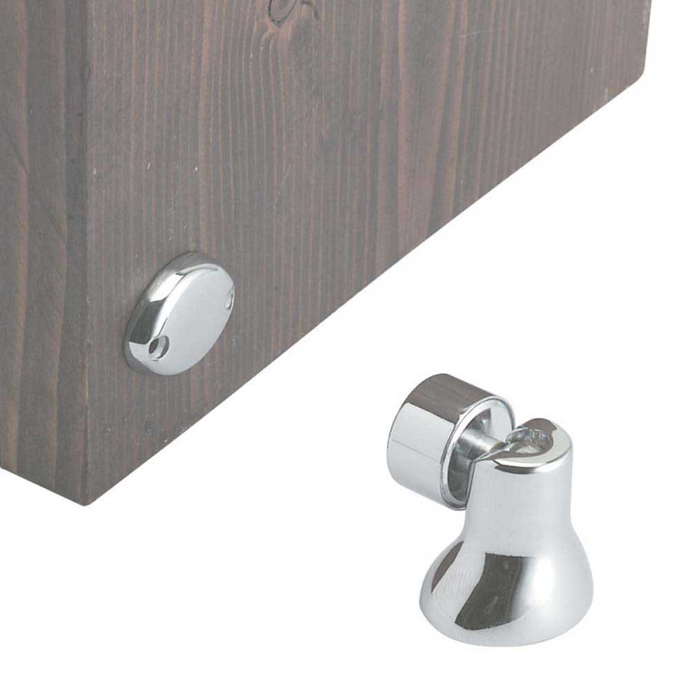 Foresti & Suardi Chromed Brass Door Magnetic Stopper Silber 55 x 34 x 27 mm von Foresti & Suardi