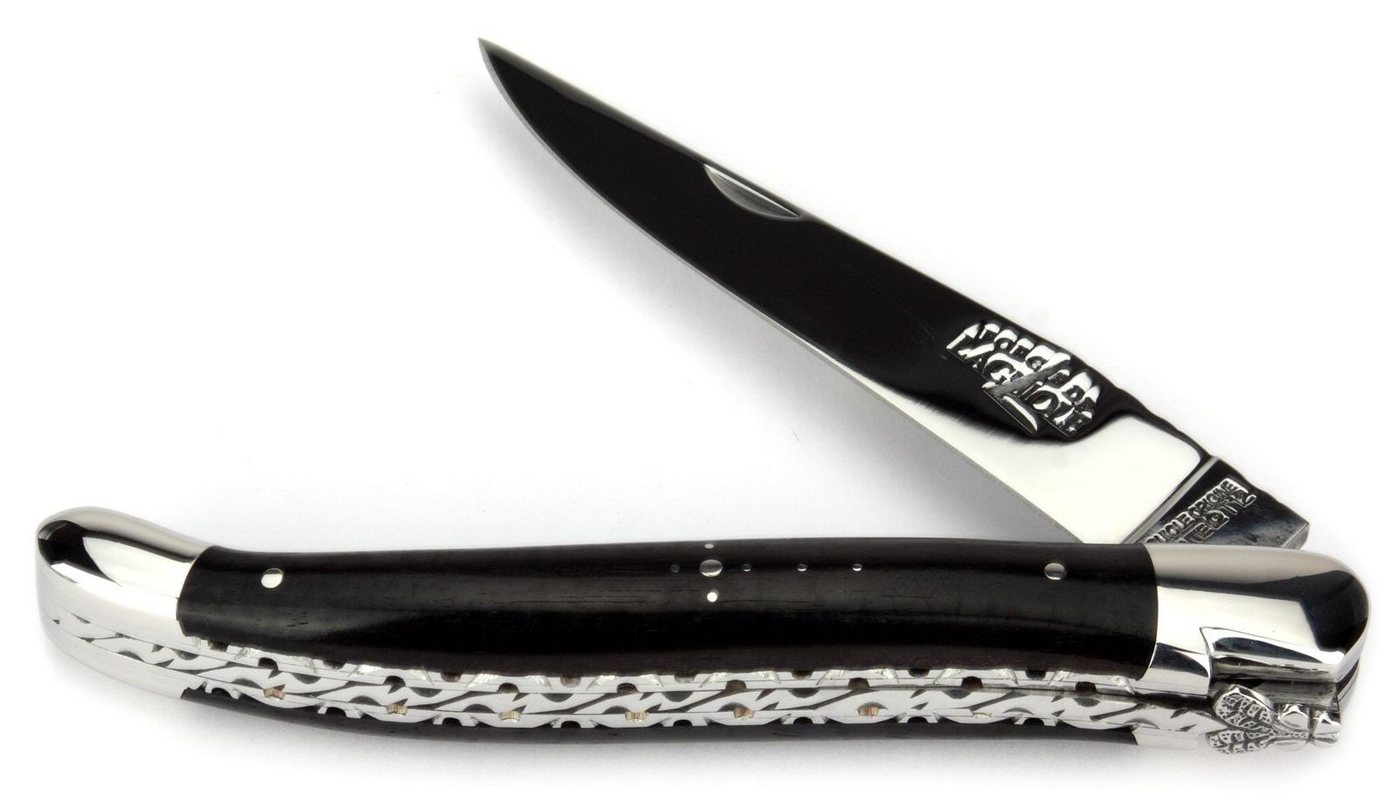 Forge de Laguiole Taschenmesser 1212 F IN EB BRI DP G, "Collection" - Griff 12cm Ebenholz - Doppelplatine - Stahl glänzend Forge de Laguiole Taschenmesser 1212 F IN EB BRI DP G, "Collection" - Griff 12cm Ebenholz - Doppelplatine - Stahl glänzend von Forge de Laguiole