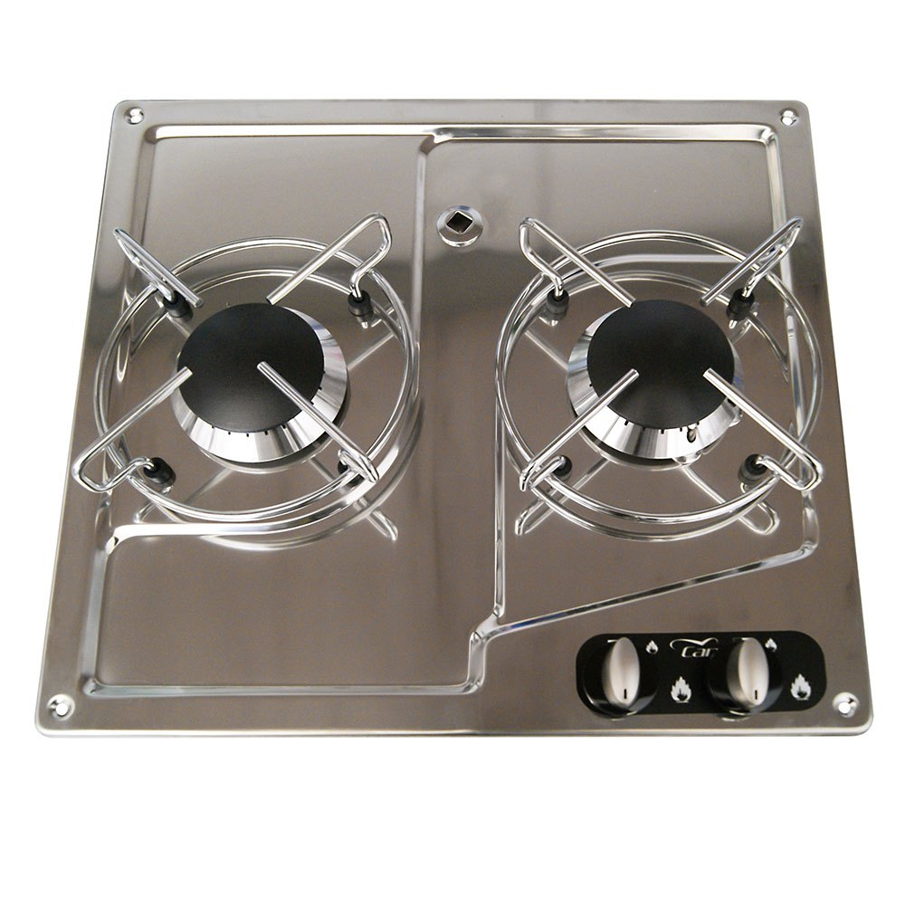 Oem Marine Stainless Steel Recessed 2 Stove Gas Hob 1750w Silber 380 x 360 mm Oem Marine Stainless Steel Recessed 2 Stove Gas Hob 1750w Silber 380 x 360 mm von Oem Marine