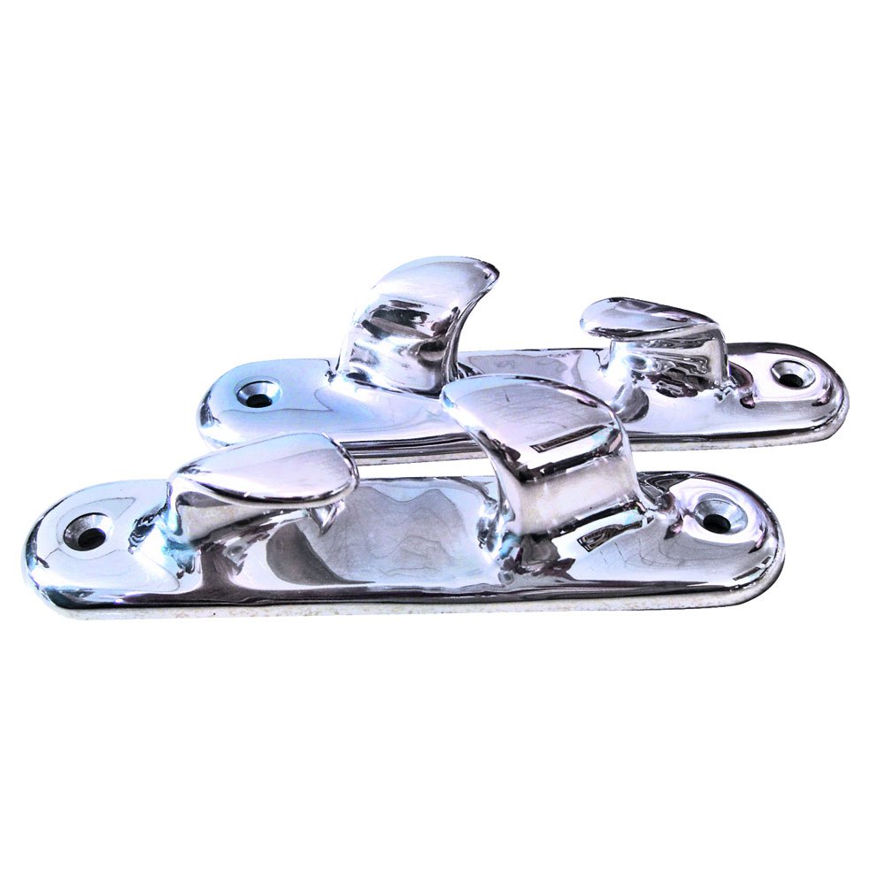 Oem Marine Stainless Steel Fairlead Mooring Cleat Silber 150 x 35 mm von Oem Marine