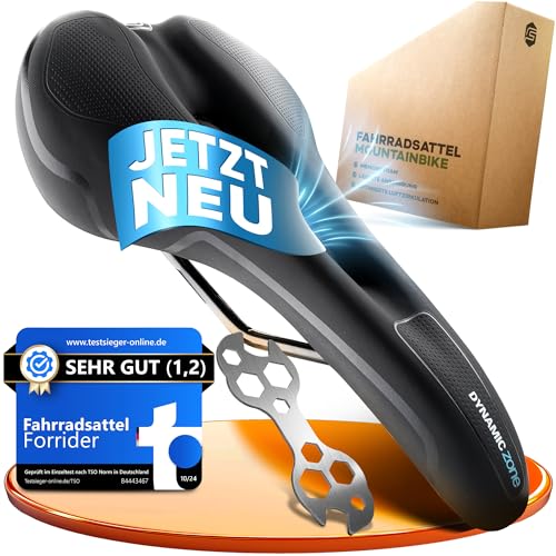 Forrider Fahrradsattel Ergonomisch, Memory Foam und Innovative Federung für maximalen Fahrkomfort | Modell 2025 I Fahrrad Sattel für Damen & Herren City/Mountainbike/Rennrad/Trekking (Mountenbike) Forrider Fahrradsattel Ergonomisch, Memory Foam und Innovative Federung für maximalen Fahrkomfort | Modell 2025 I Fahrrad Sattel für Damen & Herren City/Mountainbike/Rennrad/Trekking (Mountenbike) von Forrider