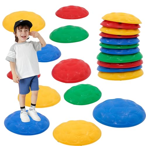11 Stück Balanciersteine für Kinder zur Förderung von Balance, Motorik & Koordination,Rutschfeste Balanciersteine für Innen- und Außenbereiche,Balanciersteine für Schulen, Kitas & Therapiezentren 11 Stück Balanciersteine für Kinder zur Förderung von Balance, Motorik & Koordination,Rutschfeste Balanciersteine für Innen- und Außenbereiche,Balanciersteine für Schulen, Kitas & Therapiezentren von Forroby