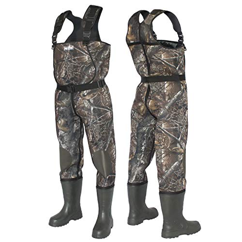 Wathose Neopren 5mm Herren Anglerhose mit Eva Stiefel Gr 45 wasserdichte Watthosen Fischer Teich Männger Angel Watstiefel Hose Wathose Neopren 5mm Herren Anglerhose mit Eva Stiefel Gr 45 wasserdichte Watthosen Fischer Teich Männger Angel Watstiefel Hose von FortMen