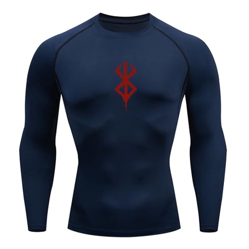 Fosike Berserk Manga Bedrucktes Basketball-Tights Für Herren, Schnell Trocknende Fitness-Bekleidung Mit Langen Ärmeln Lauftraining Kleidung, T-Shirt Mit Hohem Stretchanteil-White||3XL Fosike Berserk Manga Bedrucktes Basketball-Tights Für Herren, Schnell Trocknende Fitness-Bekleidung Mit Langen Ärmeln Lauftraining Kleidung, T-Shirt Mit Hohem Stretchanteil-White||3XL von Fosike