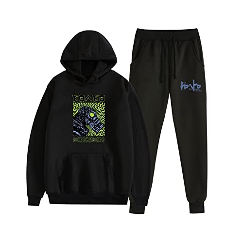 Fosike Dorohedoro Merch Herren Hoodie Sweatshirt Sets, Jogginganzug Hausanzug Sportanzug Sport Jogginghose & Kapuzensweatshirt Für Männer-Black||XXS Fosike Dorohedoro Merch Herren Hoodie Sweatshirt Sets, Jogginganzug Hausanzug Sportanzug Sport Jogginghose & Kapuzensweatshirt Für Männer-Black||XXS von Fosike