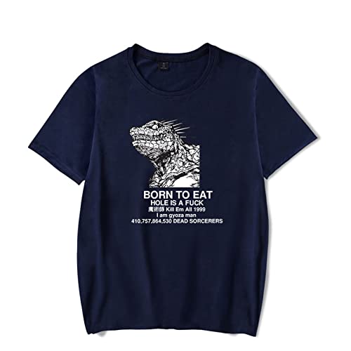 Fosike Dorohedoro T-Shirt Unisex Classic, Dorohedoro Manga Kaiman T-Shirt Herren/Damen, Born to EAT Print O-Neck Tee Shirt Regular Fit Fosike Dorohedoro T-Shirt Unisex Classic, Dorohedoro Manga Kaiman T-Shirt Herren/Damen, Born to EAT Print O-Neck Tee Shirt Regular Fit von Fosike
