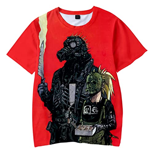 Fosike Dorohedoro T-Shirt Unisex Classic, Dorohedoro Manga T-Shirt Herren/Damen, O-Neck Kurzarm 3D Print Tee Shirt Regular Fit Fosike Dorohedoro T-Shirt Unisex Classic, Dorohedoro Manga T-Shirt Herren/Damen, O-Neck Kurzarm 3D Print Tee Shirt Regular Fit von Fosike