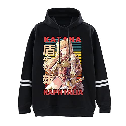 The Rising of The Shield Hero Hoodie Ohne Taschen Herren Long Sleeve Top, RAPHTALIA Druck Kapuzenpullover Herren, Hoodie Unisex The Rising of The Shield Hero Hoodie Ohne Taschen Herren Long Sleeve Top, RAPHTALIA Druck Kapuzenpullover Herren, Hoodie Unisex von Fosike