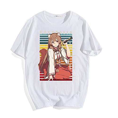 The Rising of The Shield Hero T-Shirt Herren Damen Rundhals Kurzarm, Japanisches Manga RAPHTALIA Bedrucktes T-Shirt Unisex Oversize XXS-4XL The Rising of The Shield Hero T-Shirt Herren Damen Rundhals Kurzarm, Japanisches Manga RAPHTALIA Bedrucktes T-Shirt Unisex Oversize XXS-4XL von Fosike