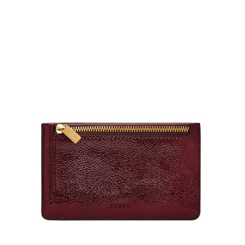 Fossil Damen-Kartenmäppchen Logan Reißverschluss Knitteroptik Lackleder, SL10019631 Fossil Damen-Kartenmäppchen Logan Reißverschluss Knitteroptik Lackleder, SL10019631 von Fossil