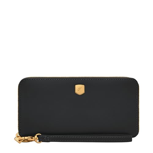 Fossil Damen Lennox Zip Continental Wallet für Frauen, Schwarz Fossil Damen Lennox Zip Continental Wallet für Frauen, Schwarz von Fossil