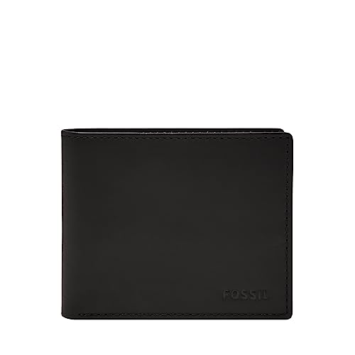 Fossil Derrick RFID Bifold mit Klapp-ID, schwarz, schwarz Fossil Derrick RFID Bifold mit Klapp-ID, schwarz, schwarz von Fossil