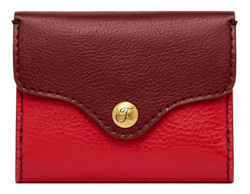 Fossil Heritage Trifold Wallet Red Velvet Fossil Heritage Trifold Wallet Red Velvet von Fossil