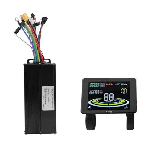 Fossthiroy H-100 E-Bike Display Meter 40A 36V/48V/52V Sinus Wave Controller Kit Scooter E-Bike Modifikation Zubehör von Fossthiroy