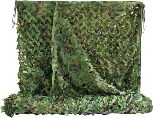 Fousam Tarnnetz Camouflage Netz, zum Thema Jagd, Sonnenschutz, Militär Armee Party Dekoration, Autoabdeckung, Größe 2x3m, 2x6m, 1.5x2m, 1.5x4m, 6x6m Fousam Tarnnetz Camouflage Netz, zum Thema Jagd, Sonnenschutz, Militär Armee Party Dekoration, Autoabdeckung, Größe 2x3m, 2x6m, 1.5x2m, 1.5x4m, 6x6m von Fousam
