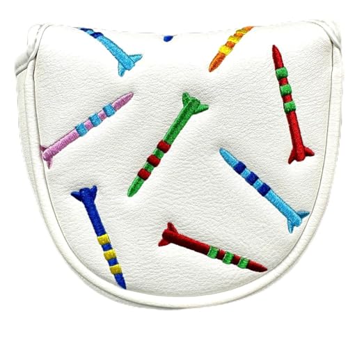 Fowecry Magnetische Golf-Putter-Abdeckung, PU-Mallet-Putter-Abdeckung, Magnetverschluss, Golfschläger-Abdeckung, Tragbare Golf-Putter-Abdeckung, Einfach zu Verwenden, Fowecry Magnetische Golf-Putter-Abdeckung, PU-Mallet-Putter-Abdeckung, Magnetverschluss, Golfschläger-Abdeckung, Tragbare Golf-Putter-Abdeckung, Einfach zu Verwenden, von Fowecry