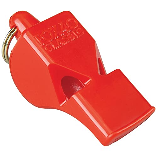 Fox 40 Classic Safety Whistle C/W Wrist-Lanyard rot, Regular von Fox