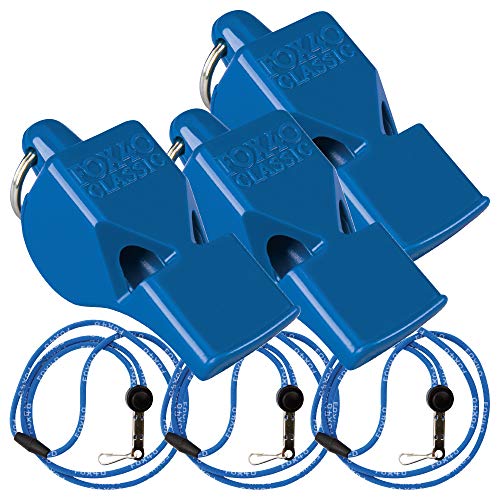 Fox 40 Klassisches Schlüsselband mit Abreißverschluss, Blau, 3 Stück Fox 40 Klassisches Schlüsselband mit Abreißverschluss, Blau, 3 Stück von Fox 40