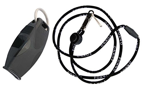 Fox 40 Sharx Whistle mit Lanyard, Schwarz Fox 40 Sharx Whistle mit Lanyard, Schwarz von Fox 40