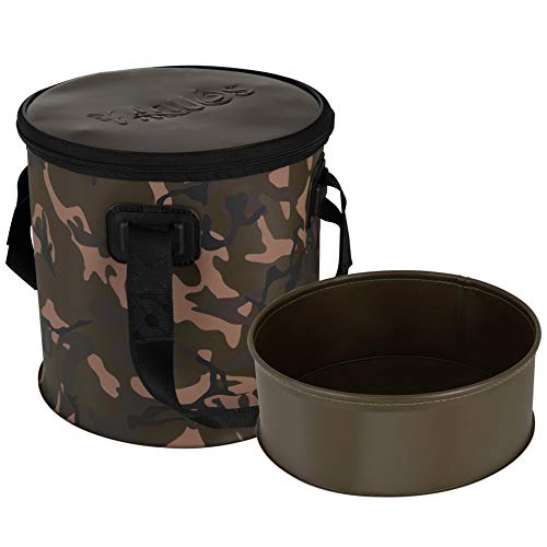 Fox Aquos Camolite Bucket and Insert 12L 29x28cm - Futtereimer für Karpfenfutter, Boilieeimer, Angeleimer für Grundfutter Fox Aquos Camolite Bucket and Insert 12L 29x28cm - Futtereimer für Karpfenfutter, Boilieeimer, Angeleimer für Grundfutter von Fox