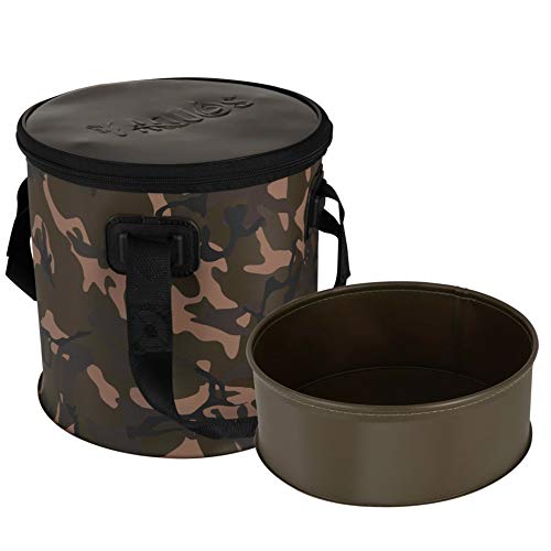 Fox Aquos Camolite 17L 34x33cm Bucket and Insert - Futtereimer für Grundfutter, Angeleimer für Friedfischfutter, Eimer für Futtermittel Fox Aquos Camolite 17L 34x33cm Bucket and Insert - Futtereimer für Grundfutter, Angeleimer für Friedfischfutter, Eimer für Futtermittel von Fox