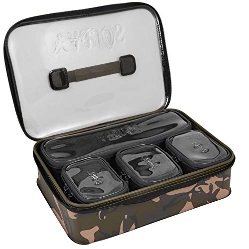 Fox Aquos Camolite Accessory Bag System 37x26x7cm - Angeltasche zum Karpfenangeln, Taschensystem für Karpfenzubehör, Tackletasche, Zubehörtasche Fox Aquos Camolite Accessory Bag System 37x26x7cm - Angeltasche zum Karpfenangeln, Taschensystem für Karpfenzubehör, Tackletasche, Zubehörtasche von Fox