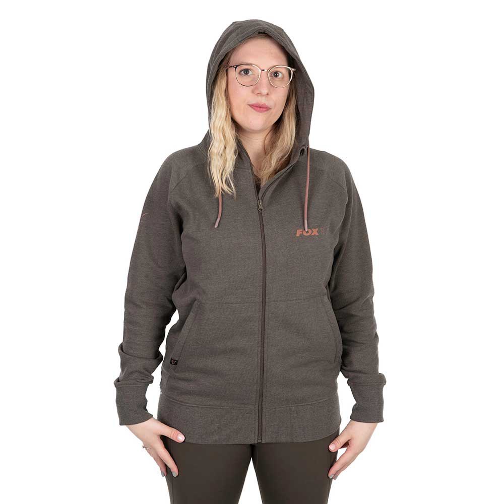 Fox International Wc Full Zip Sweatshirt Grün L Frau von Fox International