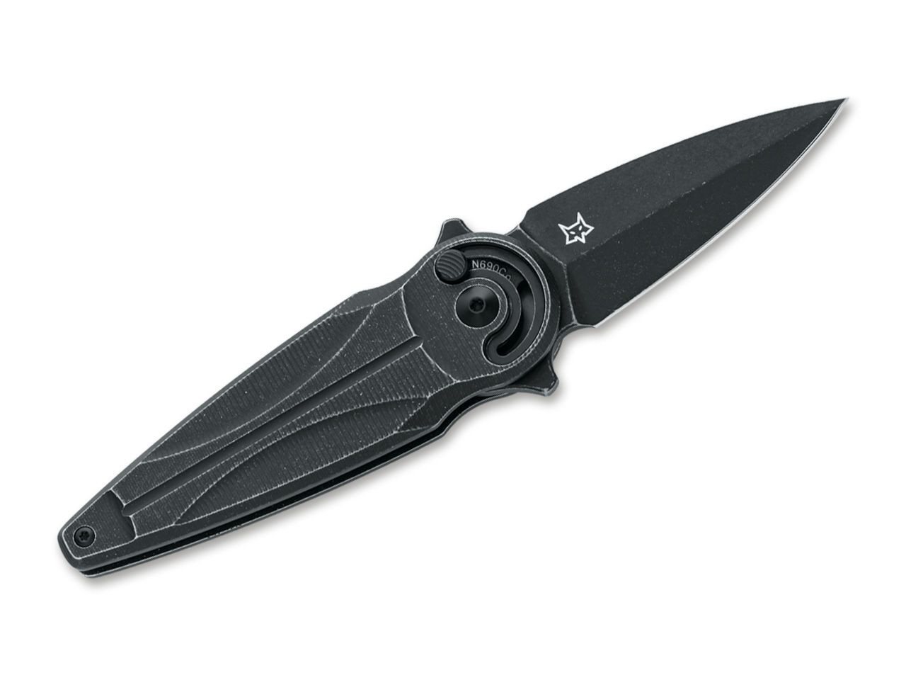 Fox Knives Taschenmesser Taschenmesser Saturn Aluminium All Black Left Fox Knives Taschenmesser Taschenmesser Saturn Aluminium All Black Left von Fox Knives