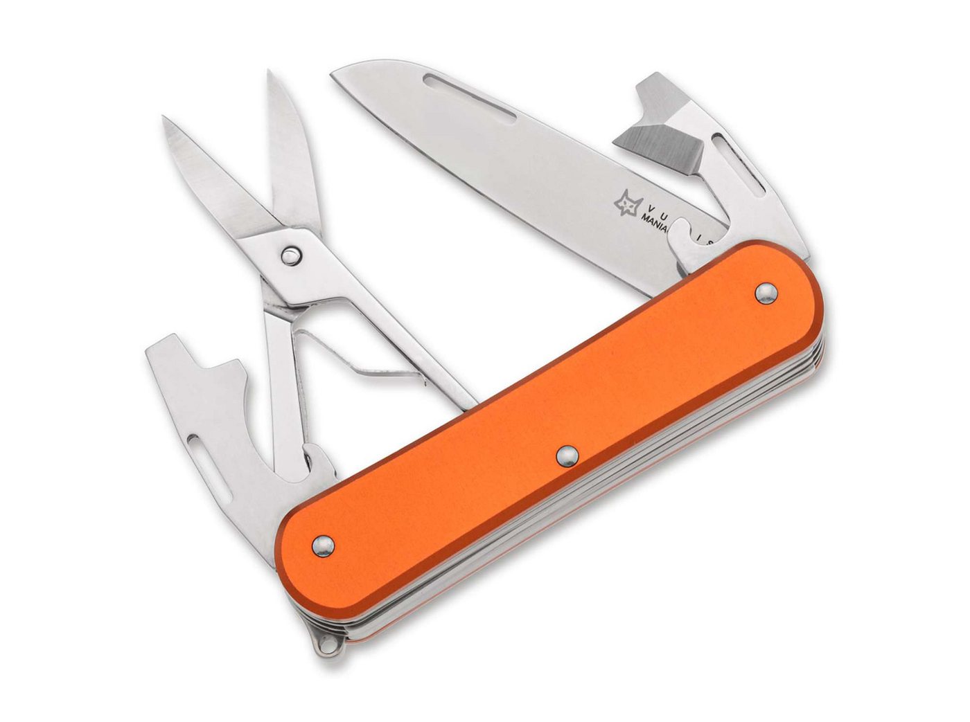 Fox Knives Taschenmesser Taschenmesser Vulpis 130-F4 Aluminum Orange von Fox Knives