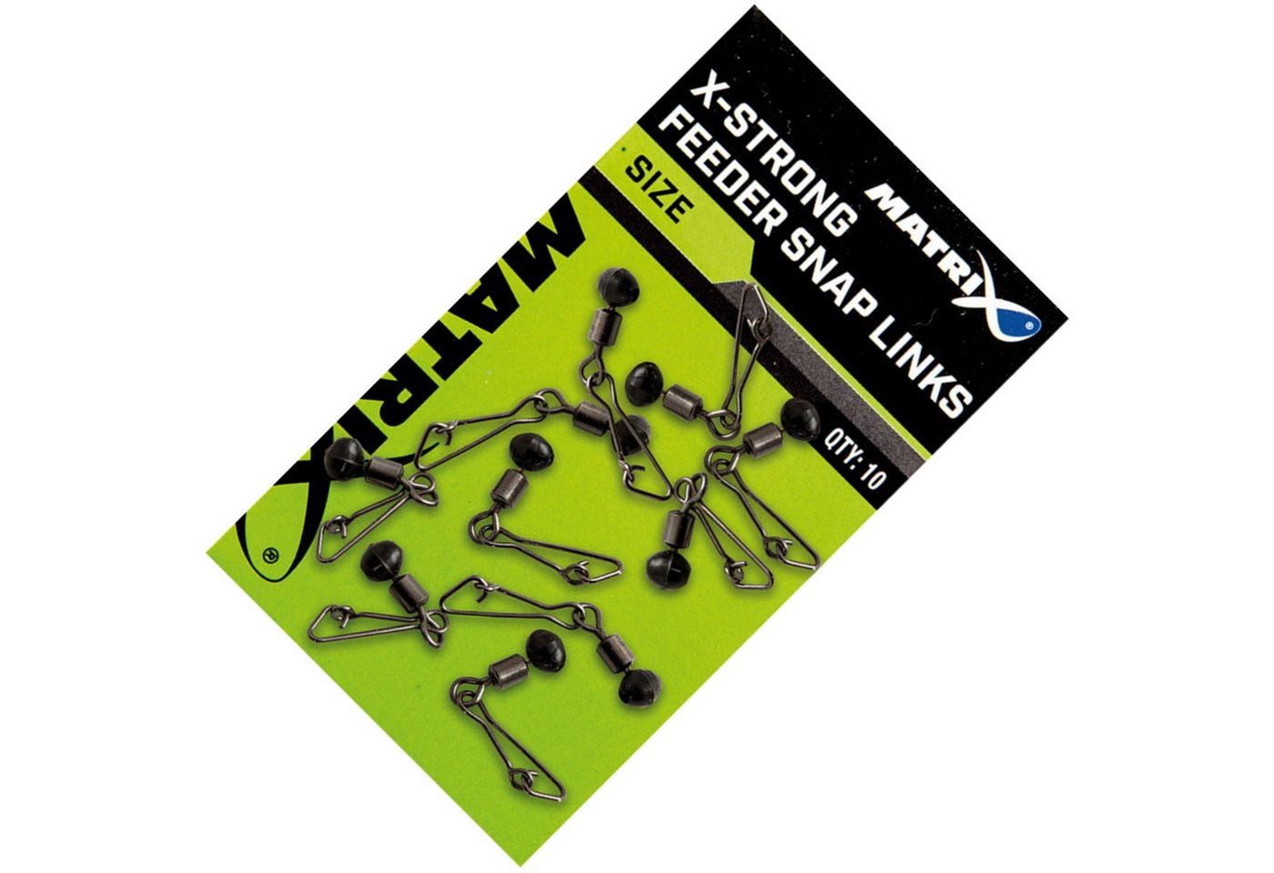 Fox Matrix Schnurverbinder Fox Matrix X-Strong Feeder Snap Links - 10 Wirbel, (1-St) Fox Matrix Schnurverbinder Fox Matrix X-Strong Feeder Snap Links - 10 Wirbel, (1-St) von Fox Matrix