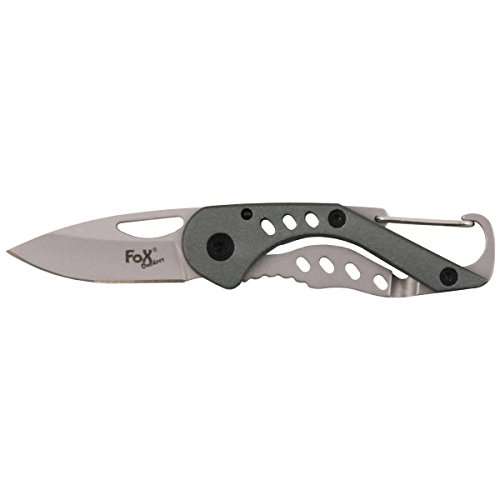 MFH Einhand Klappmesser Piccolo mit Karabiner Taschenmesser Outdoormesser LARP Ritter Samurai Mittelalter MFH Einhand Klappmesser Piccolo mit Karabiner Taschenmesser Outdoormesser LARP Ritter Samurai Mittelalter von MFH