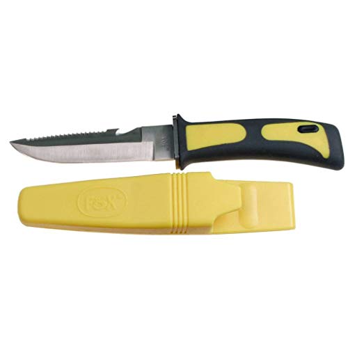 Tauchermesser, Beinholster, gelb-schwarz Tauchermesser, Beinholster, gelb-schwarz von MFH