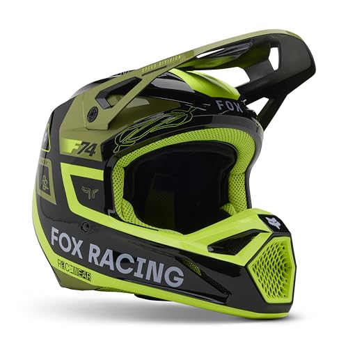 FOX Racing Unisex-Adult Fox V1 Race SPEC Helmet Pale Green M von Fox Racing