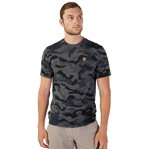 Fox Racing Head Ss Tech Tee Camo Windbreaker Herren, Schwarz, M von Fox Racing