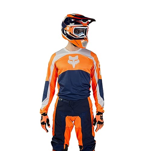Fox Racing 180 Nitro Jersey - Extd Sizes Windbreaker Herren, Orange, M Fox Racing 180 Nitro Jersey - Extd Sizes Windbreaker Herren, Orange, M von Fox Racing