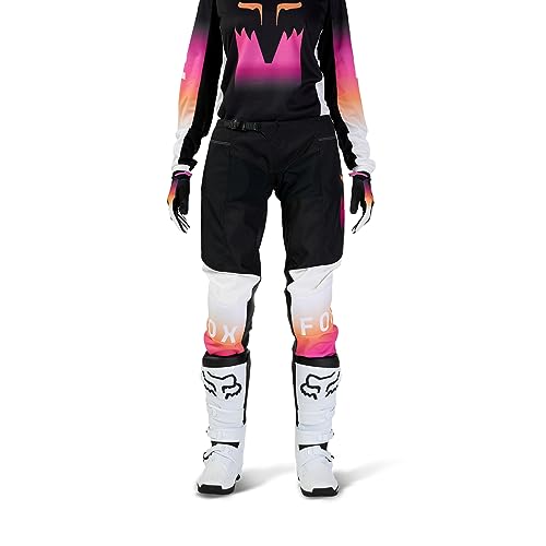 Fox Racing Damen 180 Flora Motocross-Hose, Schwarz/Rosa, 34 DE von Fox Racing