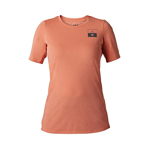 Fox Racing Damen Standard Ranger Drirelease SS Jersey, FRACT-Salmon, Größe XS von Fox Racing