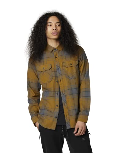 Fox Racing Herren Flanellhemd Traildust 2.0 Button Down Shirt, Caramel, L EU von Fox Racing