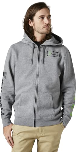Fox Racing Kapuzenjacke Kawasaki, Graphitgrau Meliert Fox Racing Kapuzenjacke Kawasaki, Graphitgrau Meliert von Fox Racing