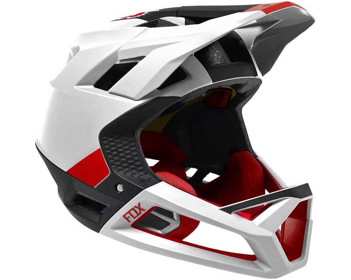 Fox Racing Motocrosshelm Fox Racing Proframe Helmet Blocked, CE - black/white 61 - 64 cm von Fox Racing