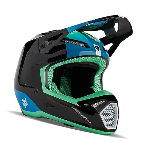 Fox Racing Unisex-Adult Bike Helmet Fox V1 Ballast Black/Blue L von Fox Racing