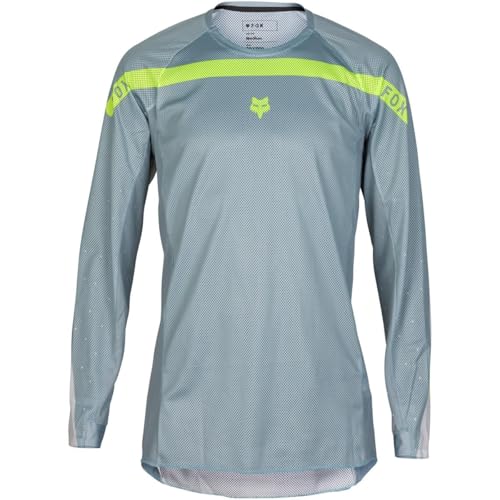 Fox Racing Unisex-Adult Long Sleeve Shirt Fox Airline Aviation Jersey Grey XL von Fox Racing