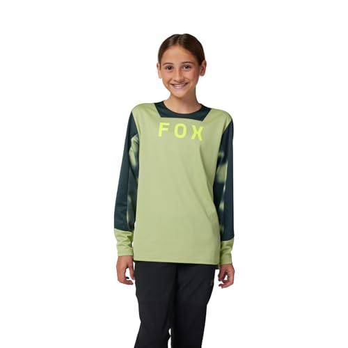 Fox Racing Unisex Kinder Langärmeliges Fahrradtrikot, Fuchs, Junior, Defend Taunt, Hellgrün, Größe XL T-Shirt, grün Fox Racing Unisex Kinder Langärmeliges Fahrradtrikot, Fuchs, Junior, Defend Taunt, Hellgrün, Größe XL T-Shirt, grün von Fox Racing
