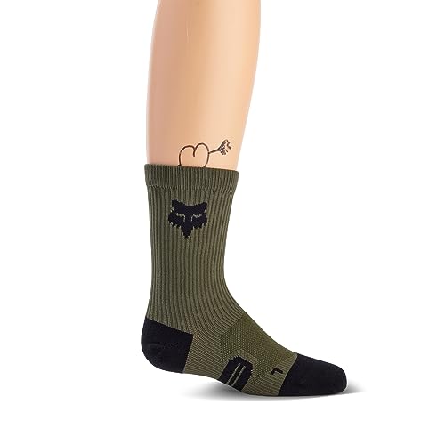 Socks Fox JUNIOR 6 Ranger Crew Olive Green YS Socks Fox JUNIOR 6 Ranger Crew Olive Green YS von Fox Racing