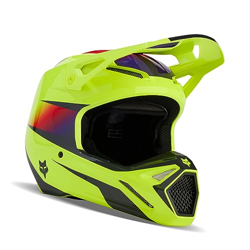 Fox Racing V1 Motocross-Helm, Flora, Gelb, Größe XL Fox Racing V1 Motocross-Helm, Flora, Gelb, Größe XL von Fox Racing