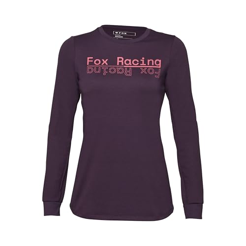 Fox Racing Women's Long Sleeve Cycling Jersey Fox Lady Ranger DR MD Dark Purple M Shirt, M von Fox Racing